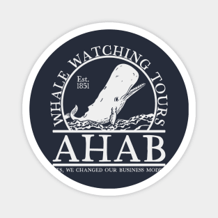 Ahab Whale Watch (Mono) Magnet